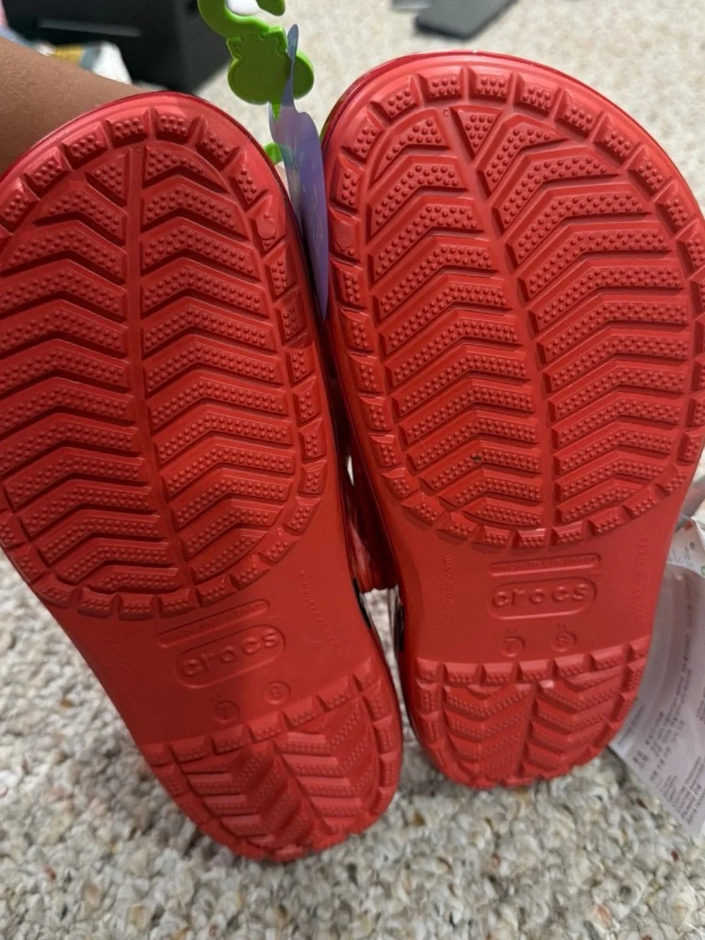 CROCS Red Lightning McQueen Kids Clogs with Character Graphics